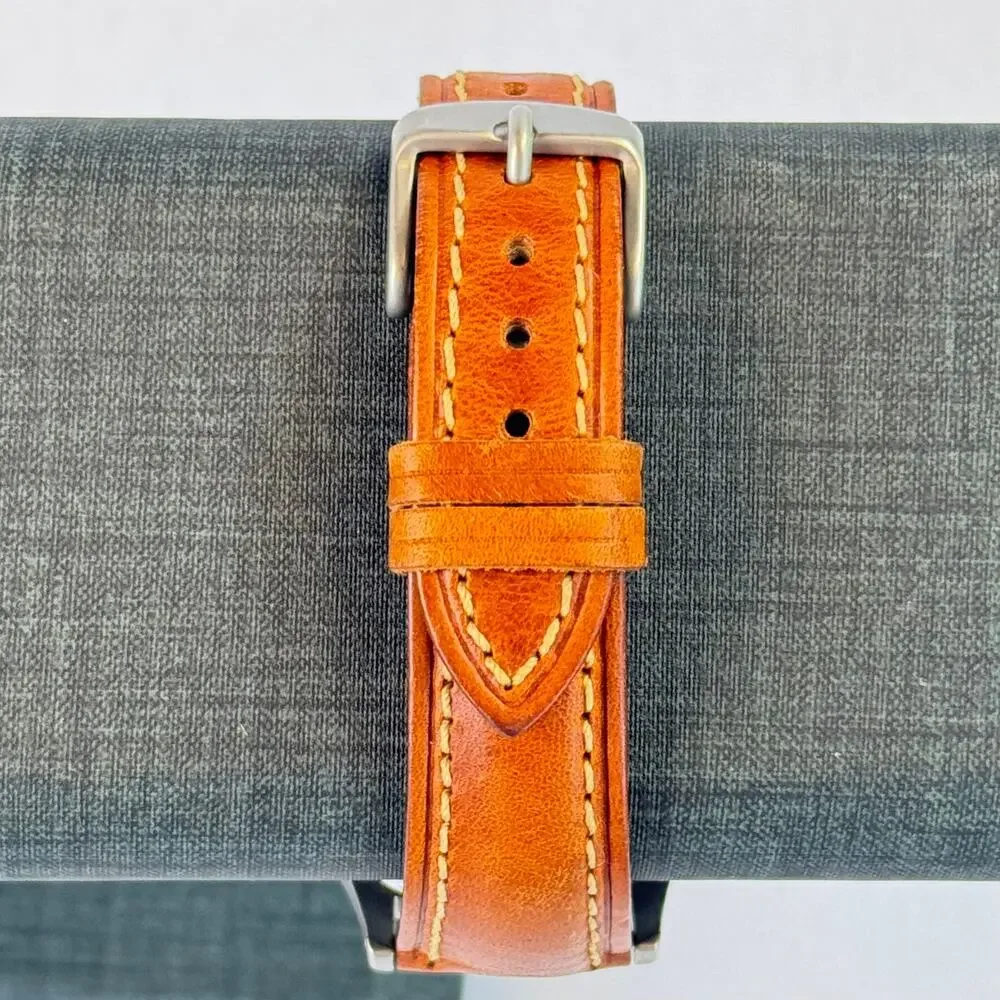 Giro Sport Design Promotional Quartz Watch Brown Leather Strap Runs